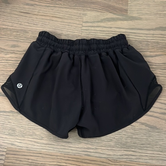 Lululemon black hotty hot shorts. Excellent used condition - Picture 2 of 8